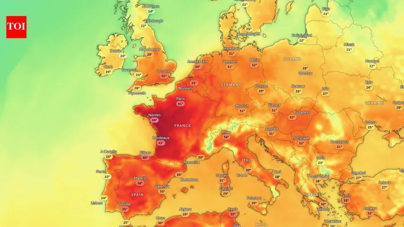 Deadly heatwave grips Europe, shatters records