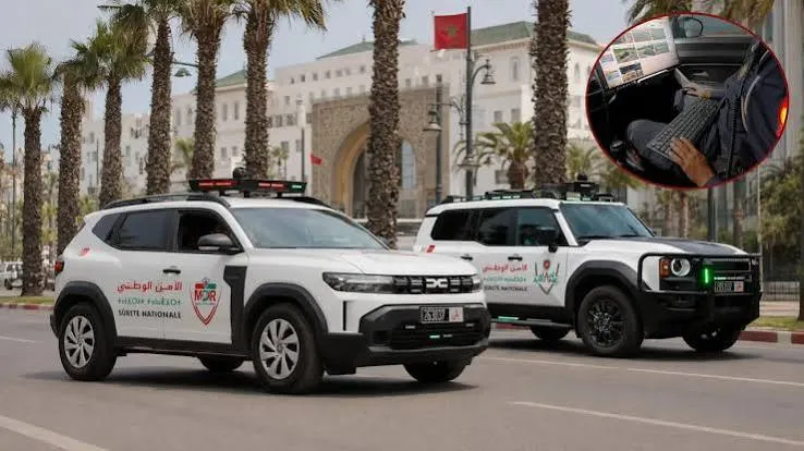 Deux voitures de police IA au Maroc : Amane et Madar roulent à Rabat