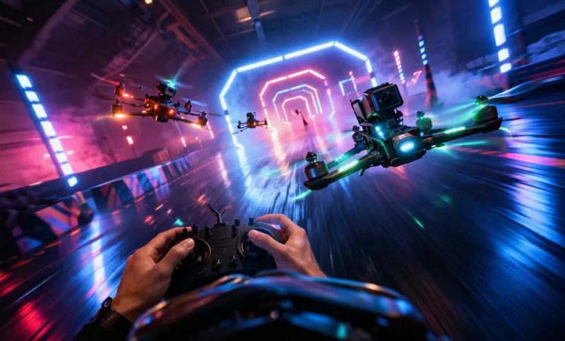 Course de drones : le sport extrême né de la technologie