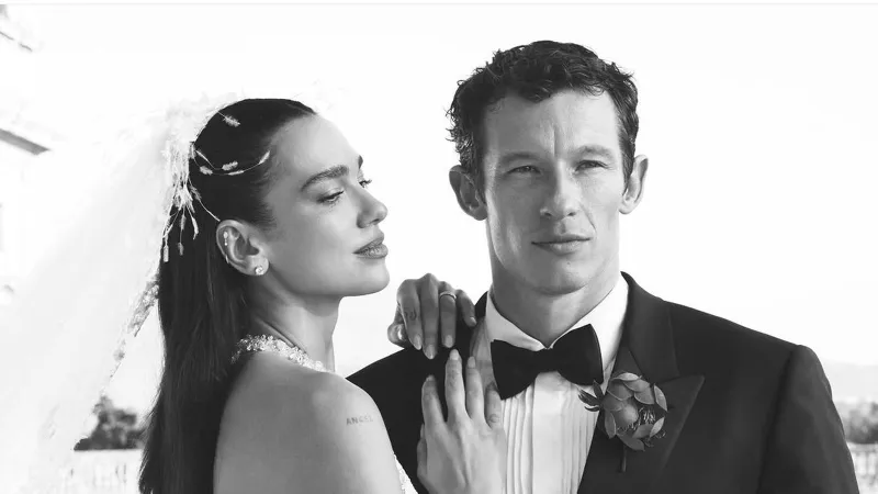 Dua Lipa Shares More Wedding Photos with Callum Turner