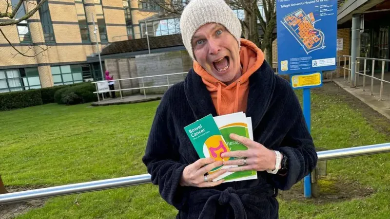 Dublin man urges others not to ignore bowel cancer symptoms