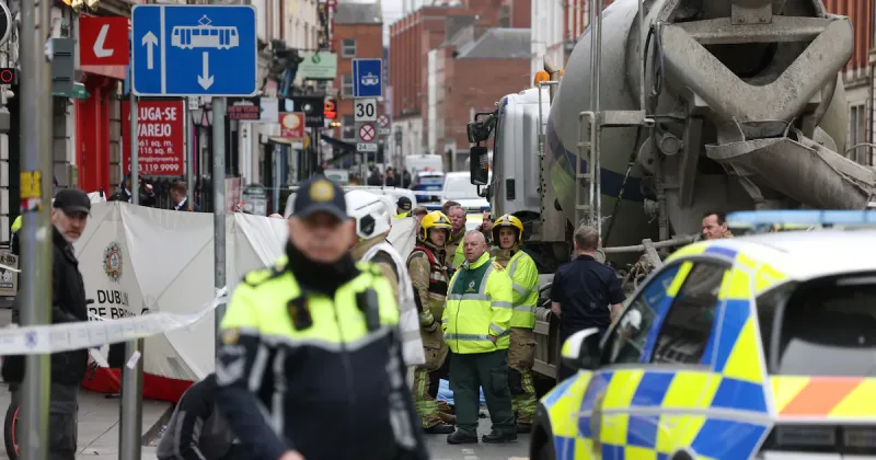 Dublin's Abbey Street closed after serious collision
