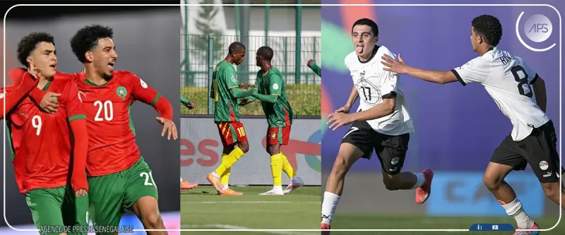 Egypt, Cameroon, Morocco Reach U17 AFCON Quarterfinals