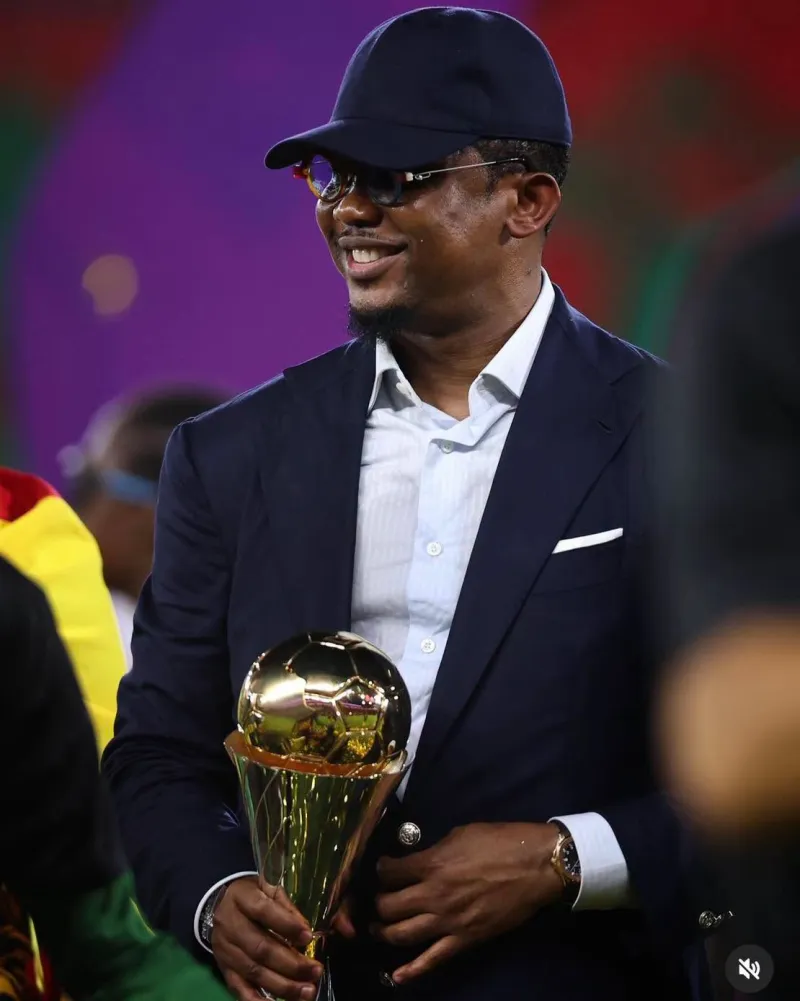 Eto'o Wins First Trophy as FECAFOOT President
