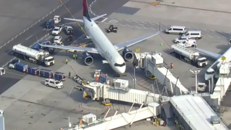FDNY Responds to Delta Flight with Flat Tires at JFK