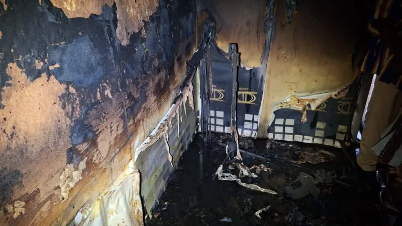 Fire destroys Nobyah FM in North East Region