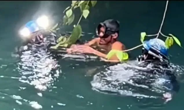 Fisherman rescued alive after 15 days in underwater cave