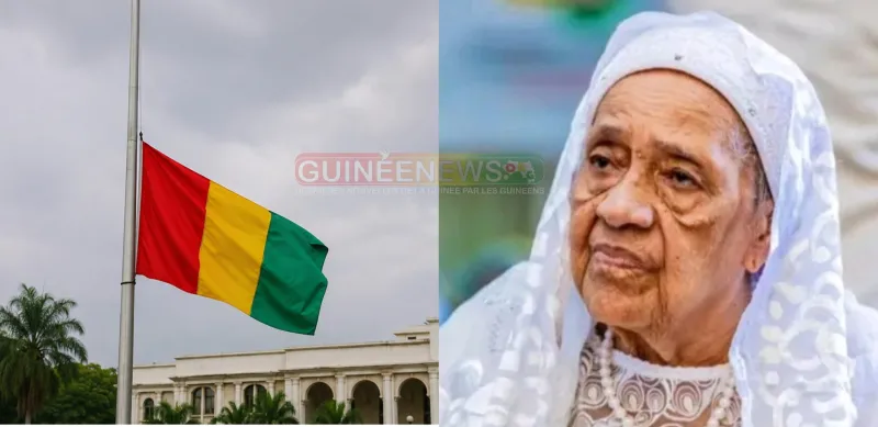 Flags at Half-Staff for Hadja Andrée's Death
