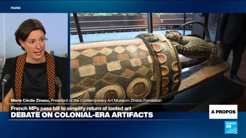 France passes law to return colonial-era looted art