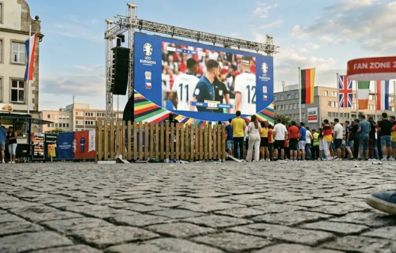 France vs Spain Euro 2024 Fan Zones in Yvelines on July 14