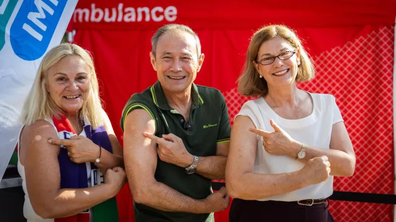 Vaccins antigrippaux gratuits aux matchs AFL à Optus Stadium en mai