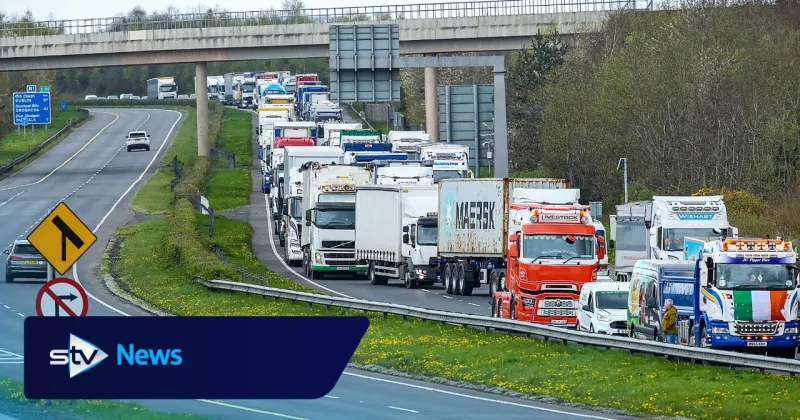 Fuel protests cause major disruption on Scottish motorways