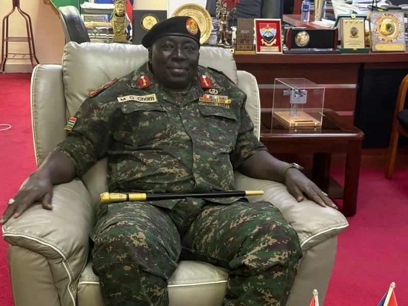 Gambia Army Chief Mamat Cham Resigns Amid Corruption Allegations