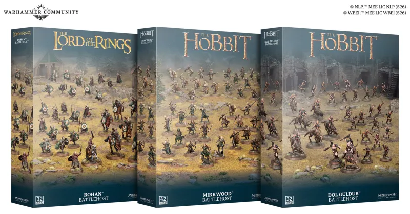 Games Workshop Announces Three Middle-Earth Battlehost Sets