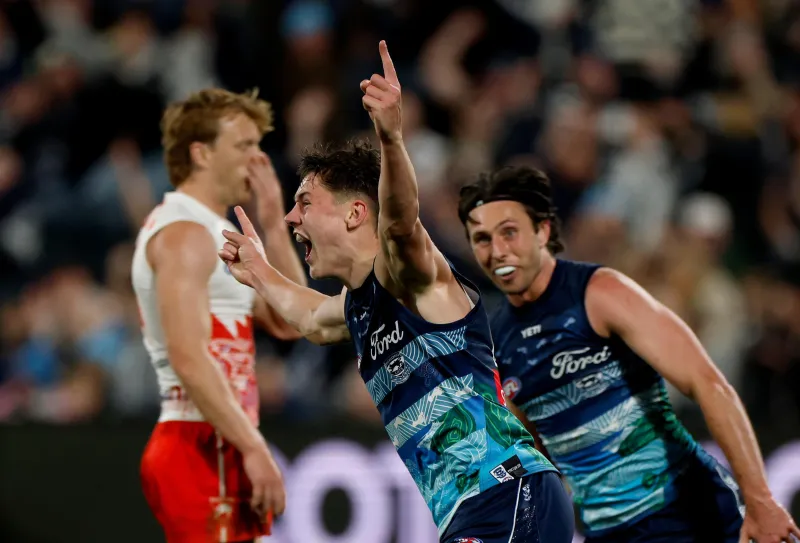 Geelong met fin à la série de sept victoires de Sydney