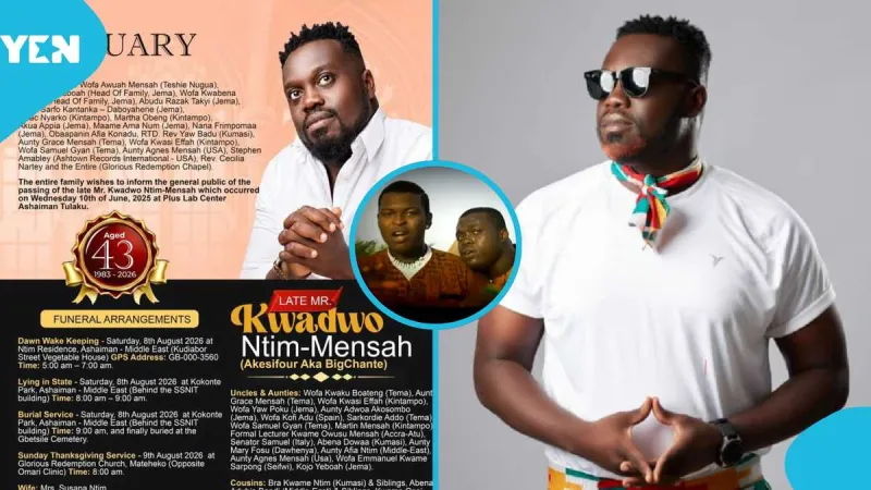 Big Chante du duo hiplife Akesifour décède à 43 ans