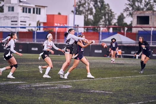 Girls flag football expands in second season