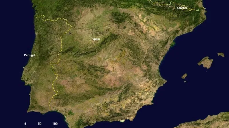 GPS Data Shows Iberian Peninsula Rotating Counter-Clockwise