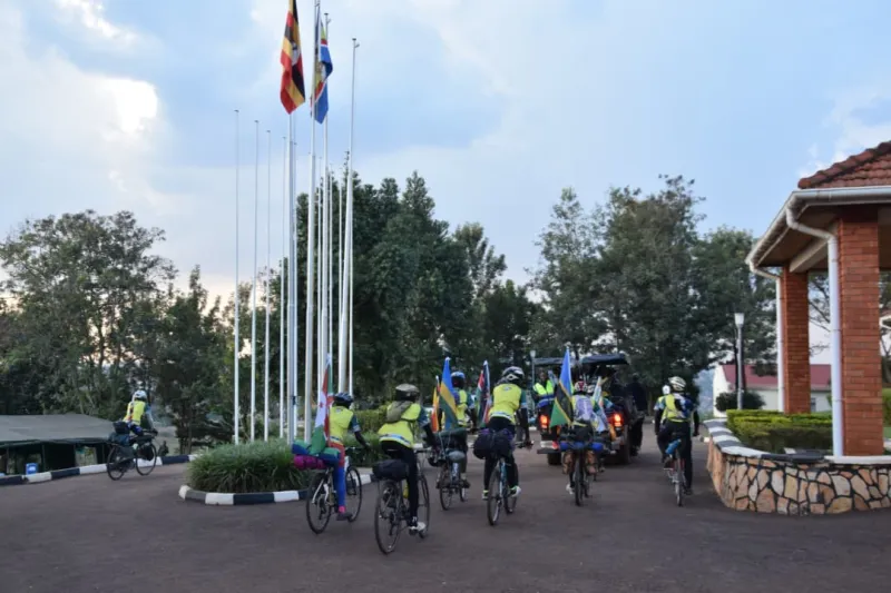 Great Africa Cyclists Safari Reaches Jinja in EAC Drive