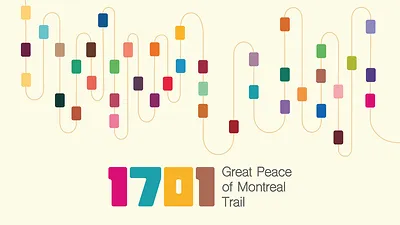 Great Peace of Montreal 1701 Treaty Displayed at Pointe-à-Callière