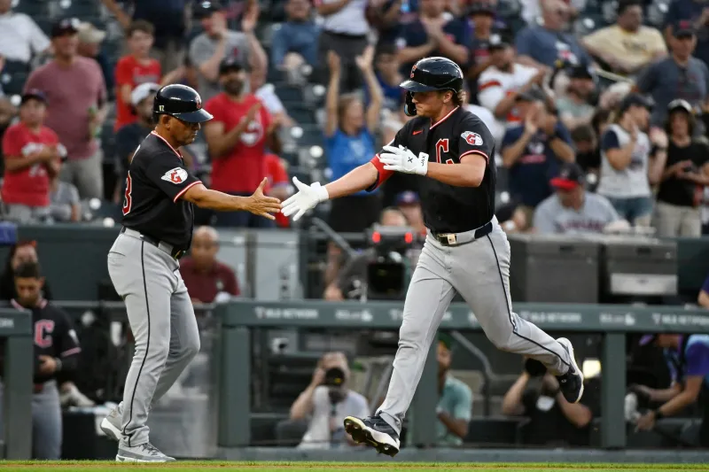 Guardians beat Rockies 9-1 behind Bazzana, Bailey, Halpin
