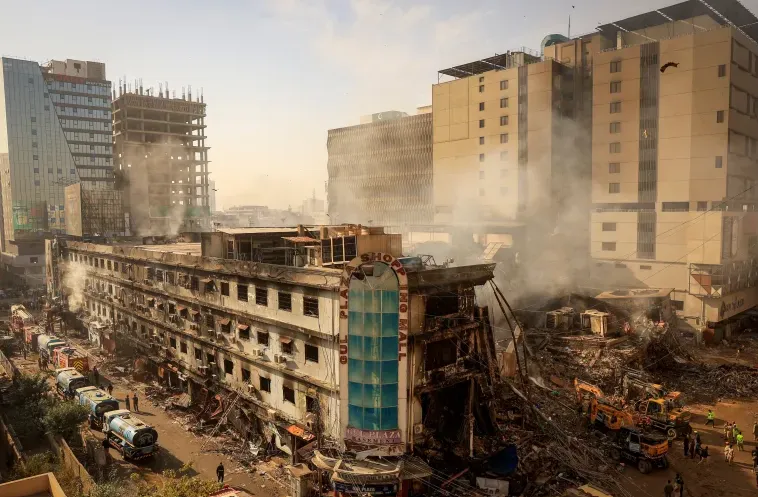 Gul Plaza Fire Probe Returned for Gaps