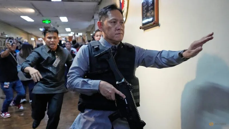 Gunfire at Philippine Senate over ICC suspect arrest