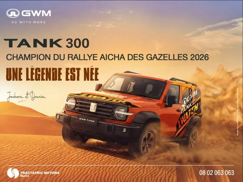 GWM Tank 300 Wins 2026 Rallye Aicha des Gazelles