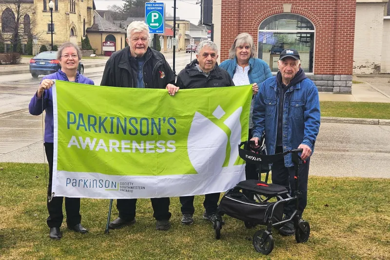 Hanover Raises Flag for Parkinson's Awareness