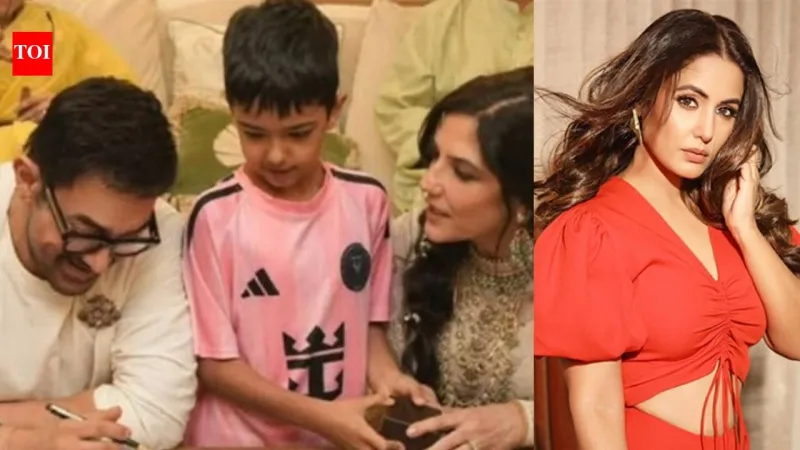 Hina Khan commente la controverse autour du troisième mariage d'Aamir Khan