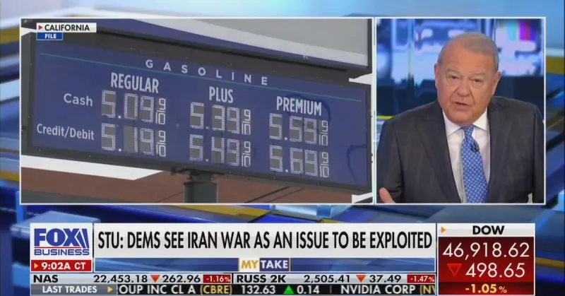 Un présentateur de Fox Business relie les tensions iraniennes à la hausse des coûts énergétiques