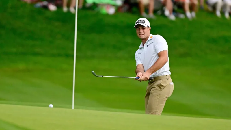 Hovland leads Travelers Championship after third round