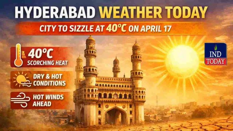 Hyderabad s'attend à une chaleur de 40°C vendredi