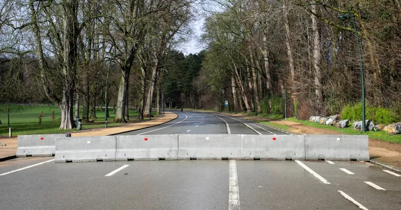 Bruxelles remplace les rochers controversés du Bois de la Cambre par des blocs de béton