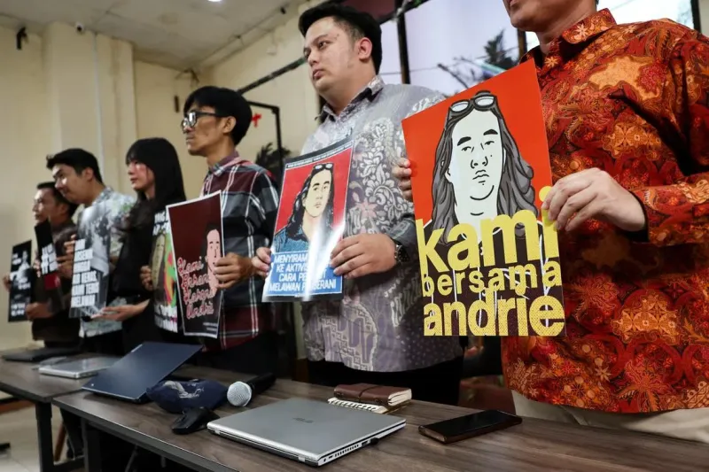 Indonesia military court tries officers for acid attack on activist
