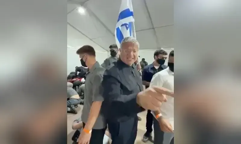 Israel minister's video of bound activists sparks outrage
