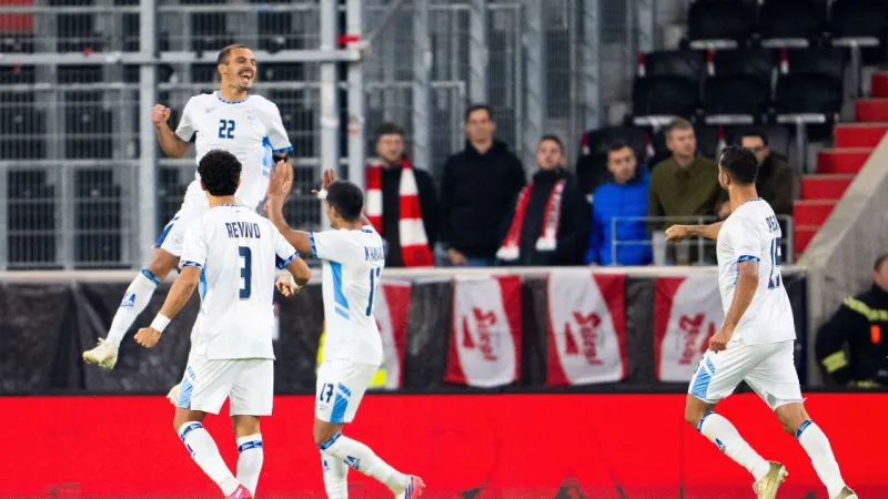Israel's Abu Farchi sent off for gun celebration