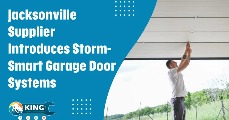 Une entreprise de Jacksonville dévoile des portes de garage intelligentes anti-tempête