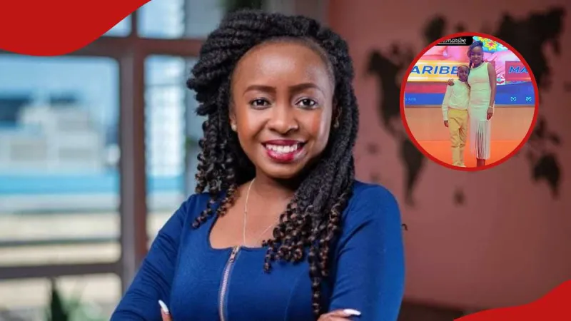 Jacque Maribe partage une photo rare de son fils Zahari