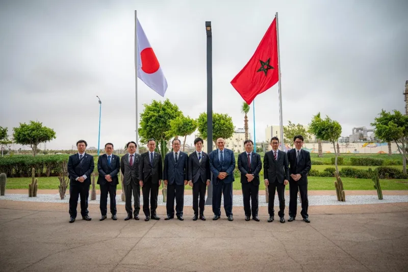 Japan Agriculture Minister Visits OCP's Jorf Lasfar Site