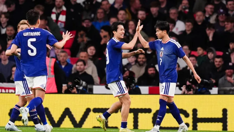 Japan beats England 1-0 at Wembley in friendly