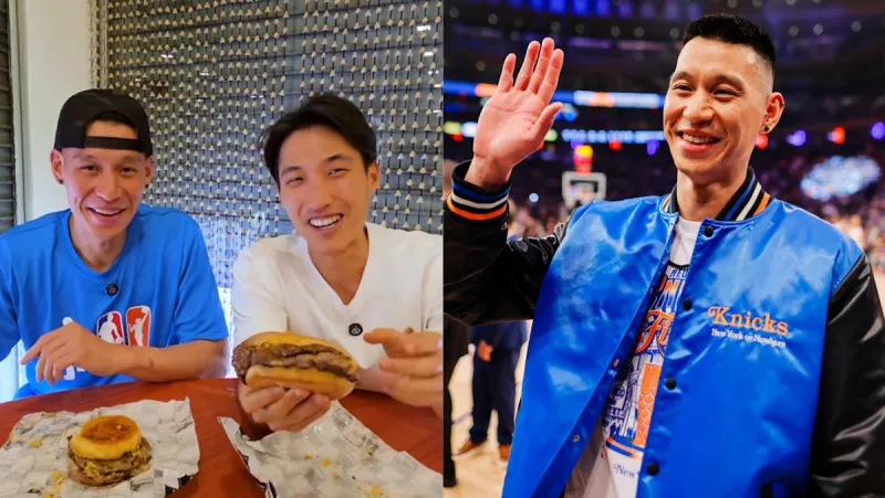 Jeremy Lin vs Zermatt Neo in Burger Eating Challenge