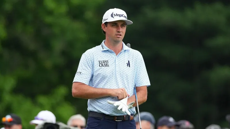 J.T. Poston cards 12 on par-5 13th at Travelers Championship