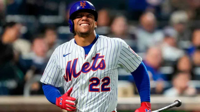 Juan Soto exits Mets game after fouling ball off leg