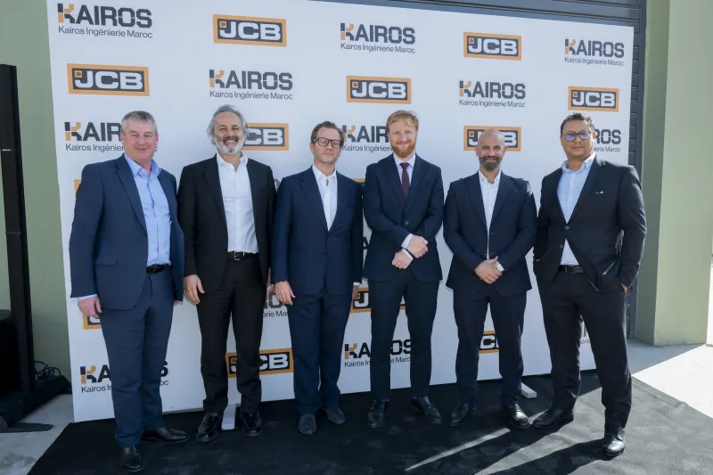 KAIROS devient distributeur exclusif de JCB au Maroc