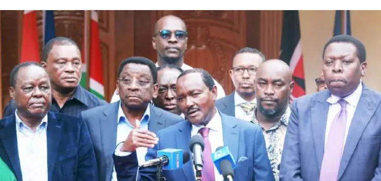 Kalonzo Eyes Opposition Ticket, Sifuna as 2027 Running Mate