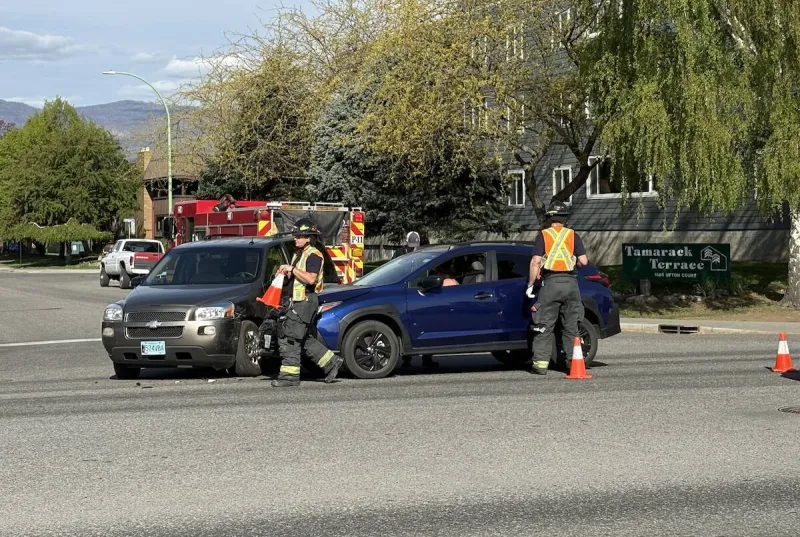 Deuxième accident en cinq jours à l'intersection de Kelowna