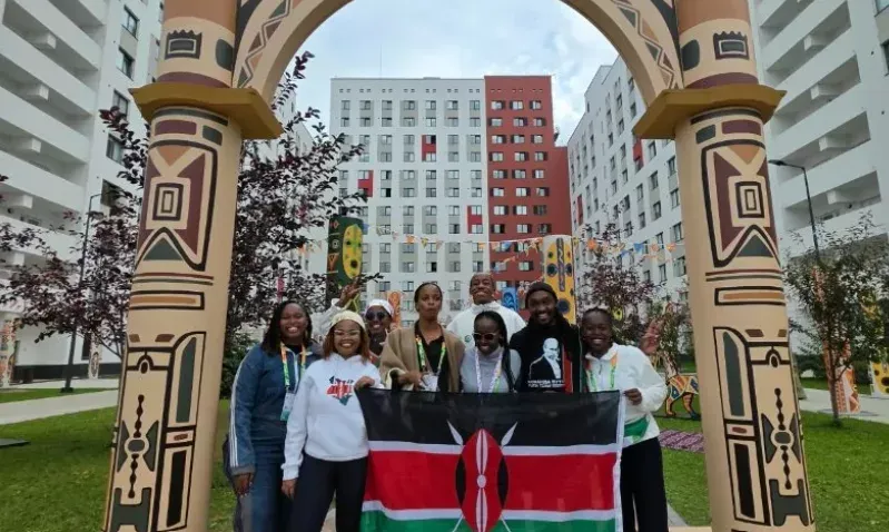 Kenyan youth join global youth event in Russia