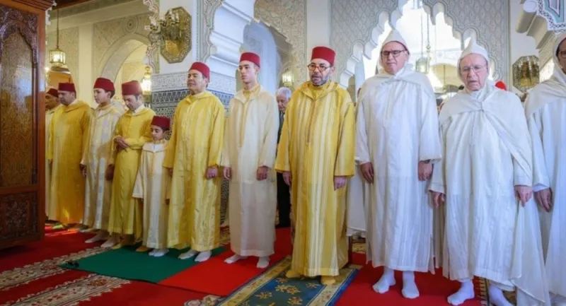 Le Roi Mohammed VI préside la prière de l'Aïd Al-Adha à Rabat