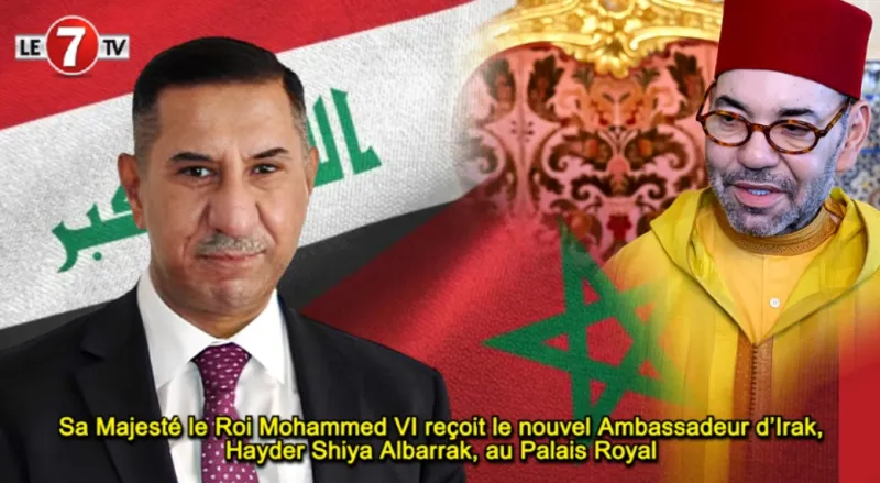 King Mohammed VI Receives New Iraqi Ambassador Hayder Shiya Albarrak